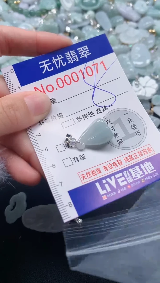 吊坠(不含链)未镶嵌翡翠1071