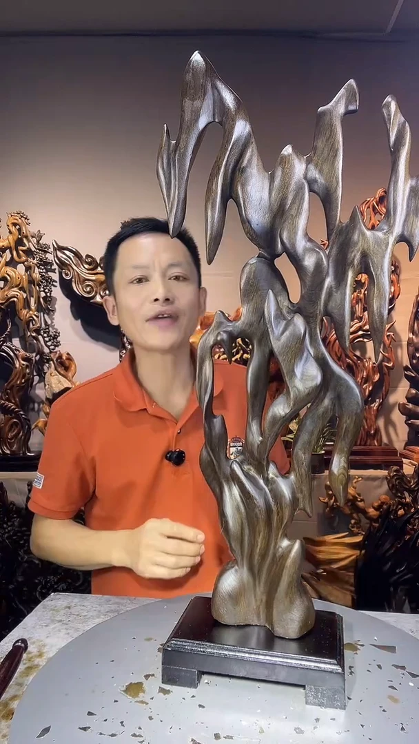 金丝楠潘*小叶桢楠随行摆件30