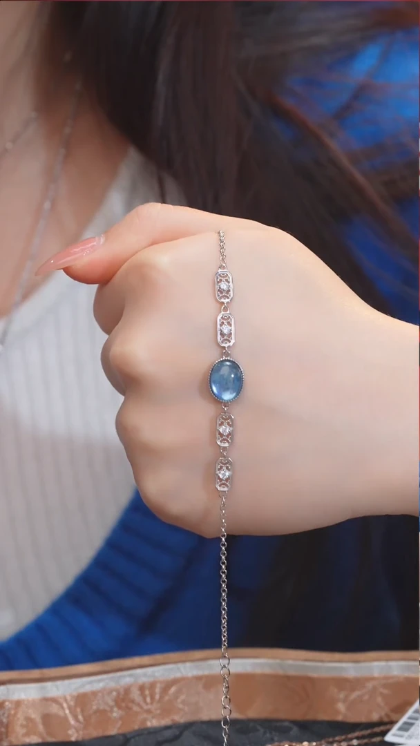 【闪购商品】海蓝宝石手链未镶嵌多样性发 @@N4370