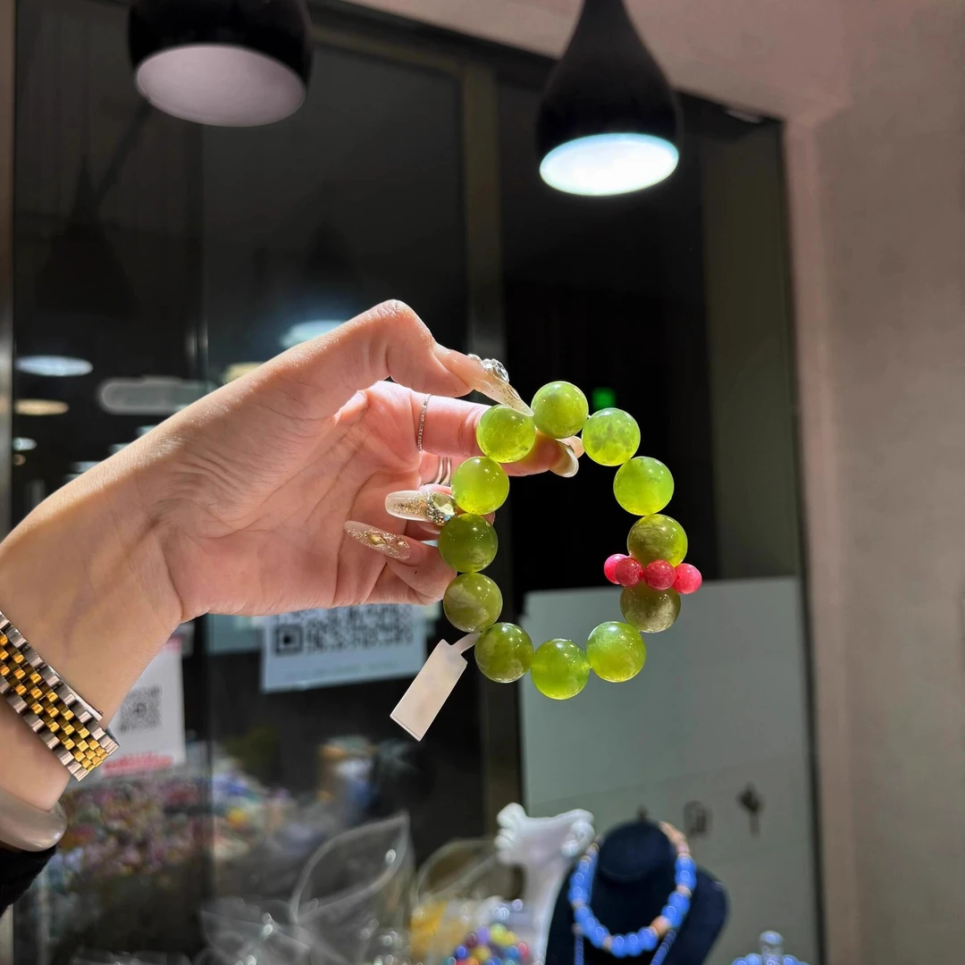 手链 夏日清凉手链青提奶盖手串叠戴首饰古风显白闺蜜二人