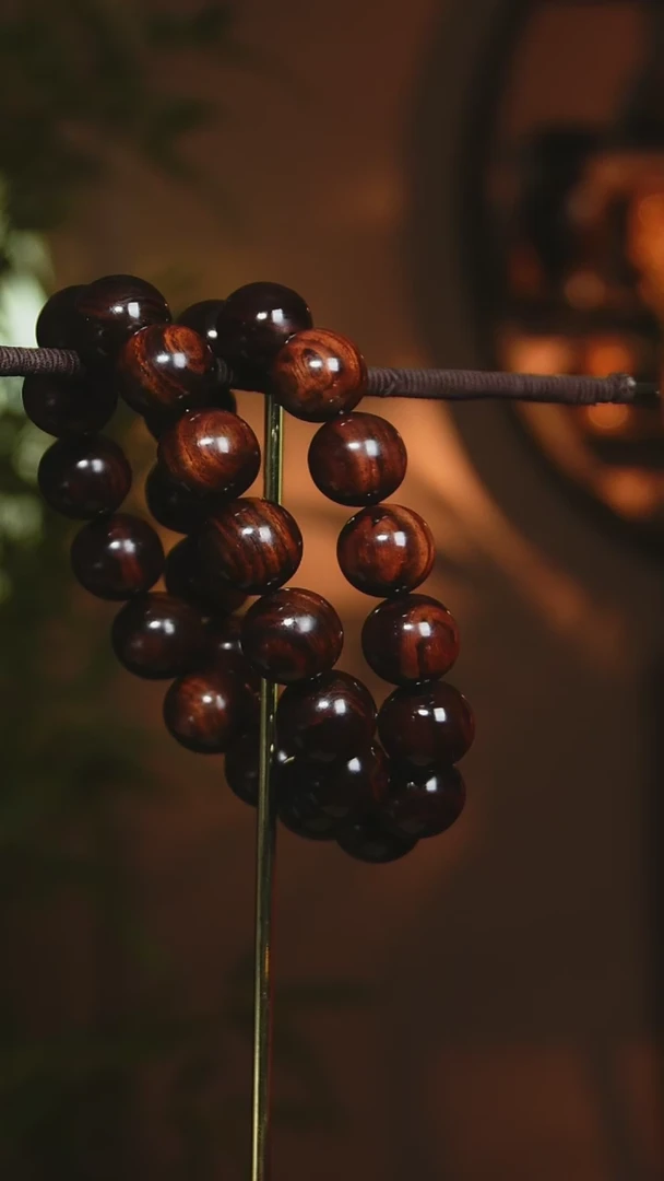 【闪购商品】黄花梨/降香黄檀手串/手链海南黄花梨1.5cm油梨