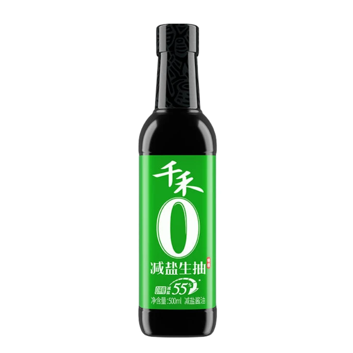 千禾减盐55%生抽酱油500ml