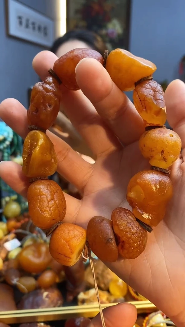 未镶嵌琥珀手串手串