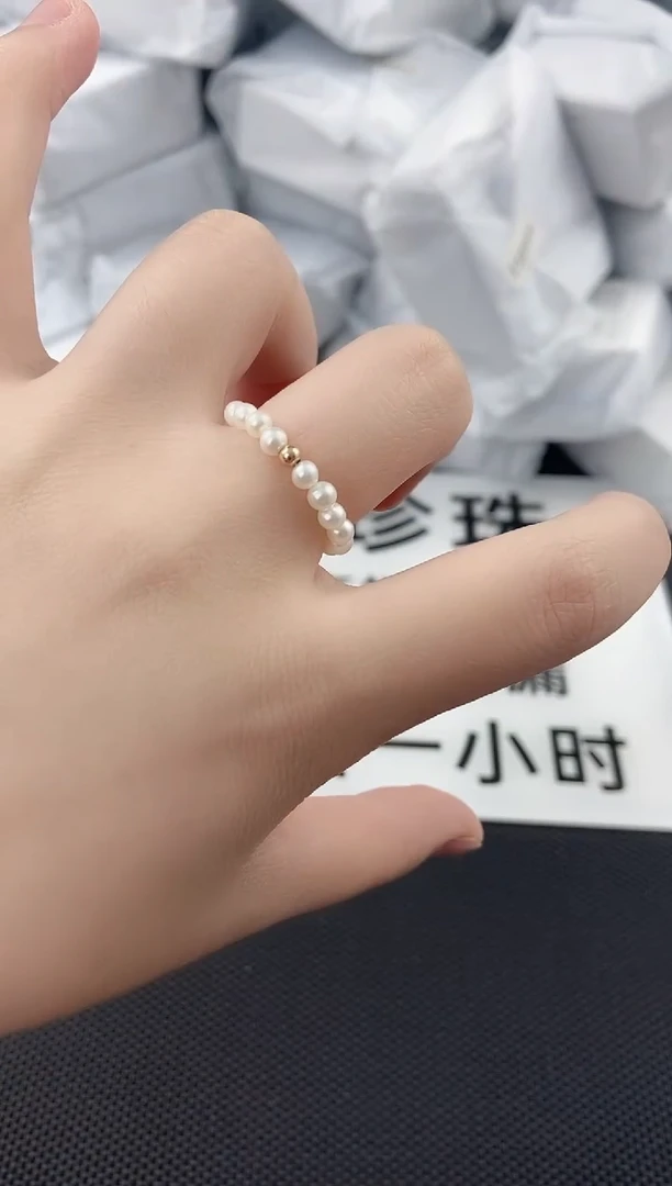 未镶嵌耳饰淡水珍珠jz1001