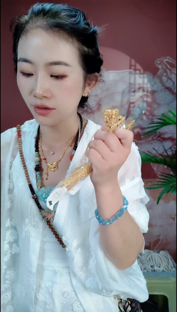 无合金2580金色项链