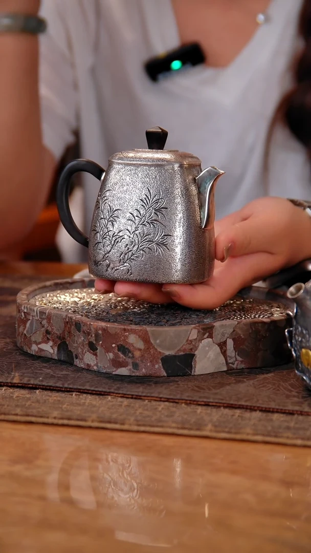 盛唐工坊 足银999 手工泡茶壶