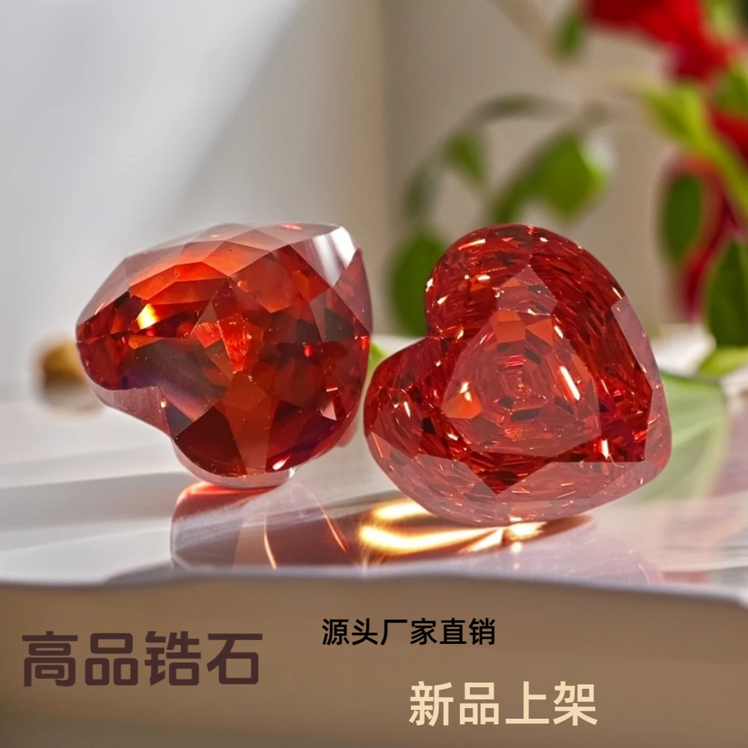 8×8千玺切爱心DIY超闪美甲饰品夏日尖底爆闪流行彩色