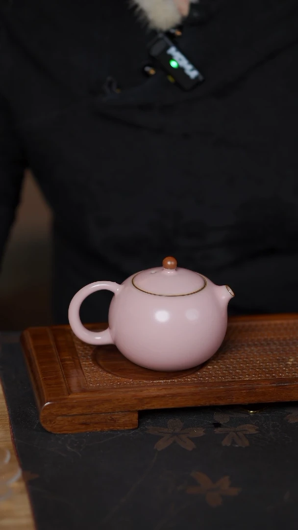 【闪购商品】云隐造物 粉色西施壶