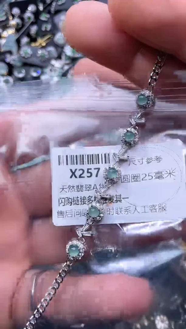 【闪购商品】翡翠颈饰未镶嵌X257手链