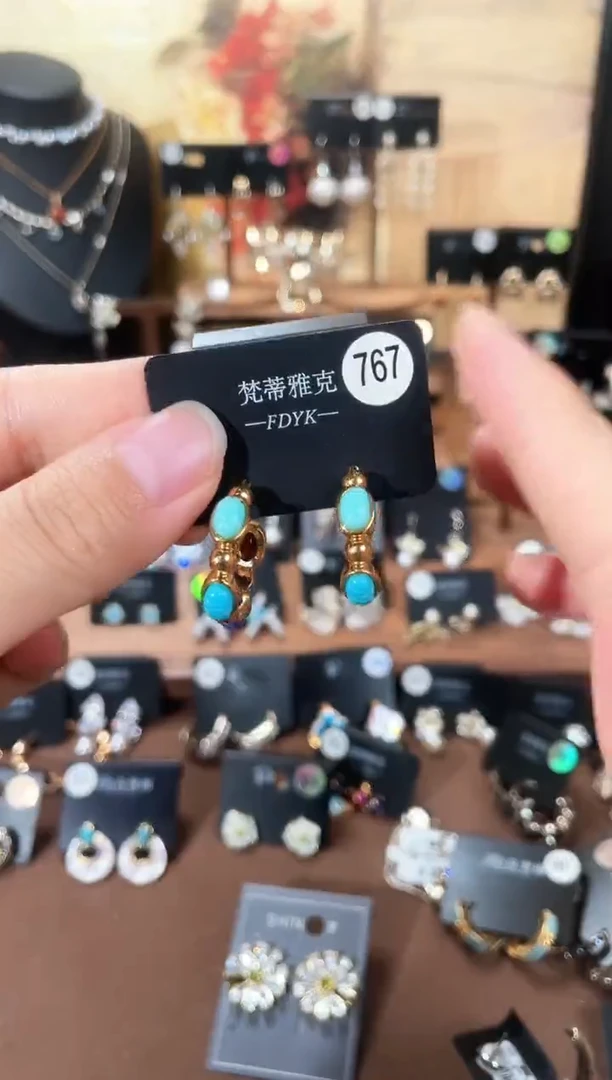 合金925银锆石梵767
