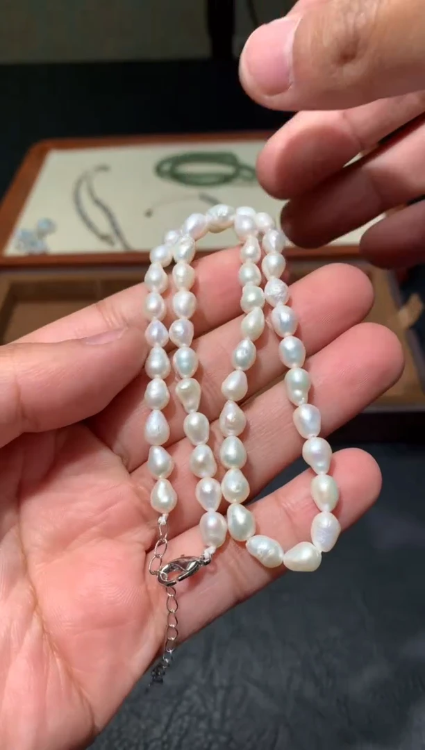 颈饰未镶嵌淡水珍珠K149
