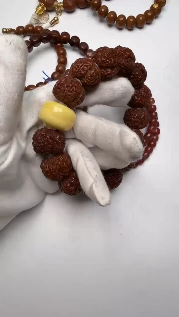 未镶嵌菩提手串木带宝