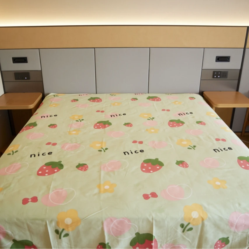 （山东正宗老粗布）2*.2.3草莓床单