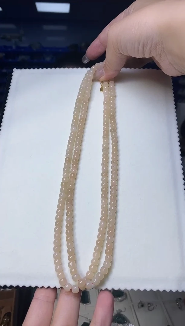 和田玉未镶嵌项链多样性发货发其一