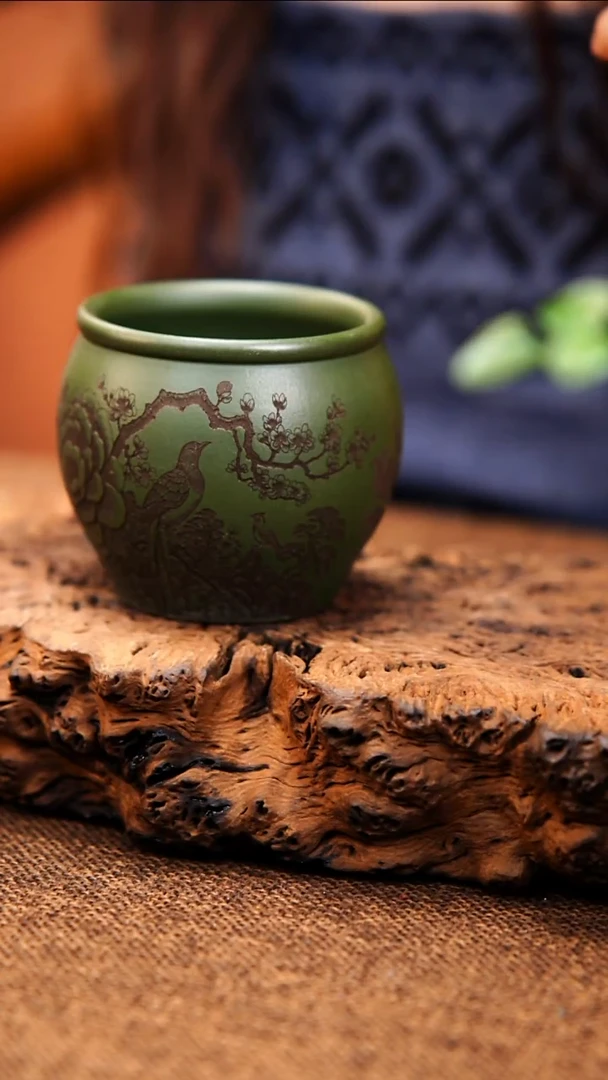 茶杯紫砂原矿紫砂杯