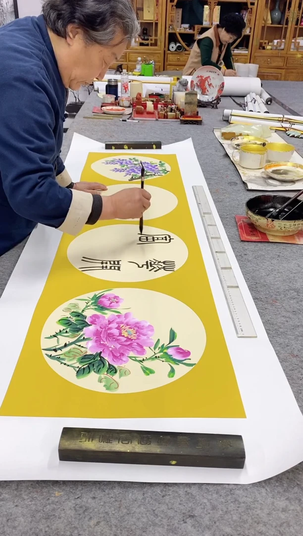 书法贝寻书画院-合作品