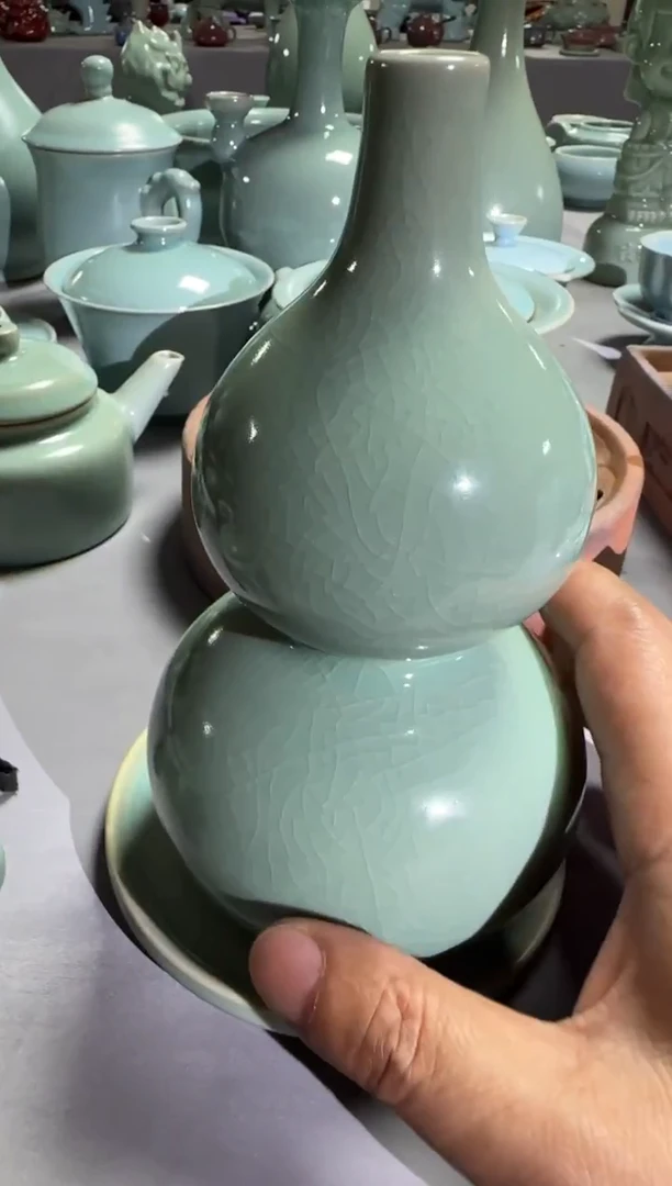 汝瓷平顶山汝瓷产品  葫芦