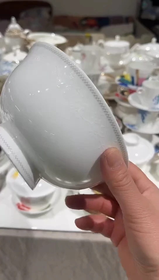 骨瓷6碗1个隆达骨瓷