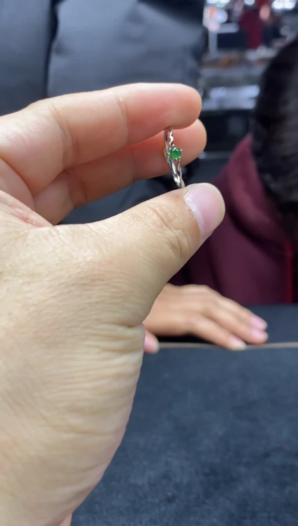 【闪购商品】翡翠戒指未镶嵌天然翡翠A货42
