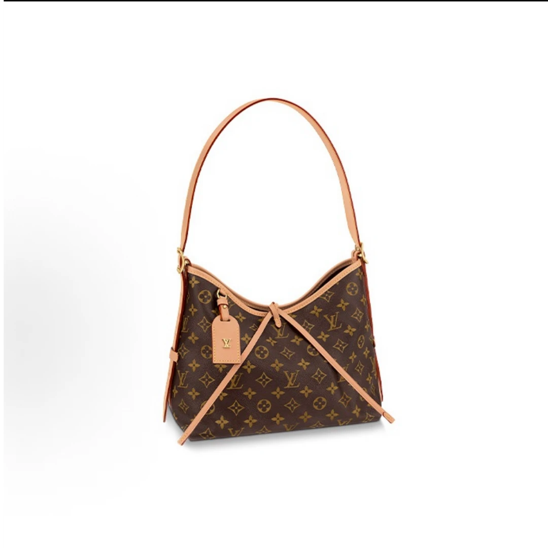 99新 LouisVuitton/路易威登 Carryall 小号棕色老花涂层