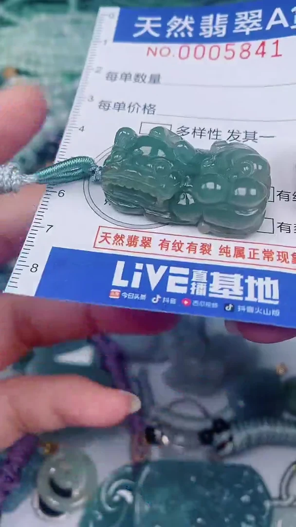 翡翠未镶嵌颈饰00005841