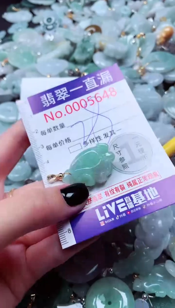 吊坠(不含链)未镶嵌翡翠5648