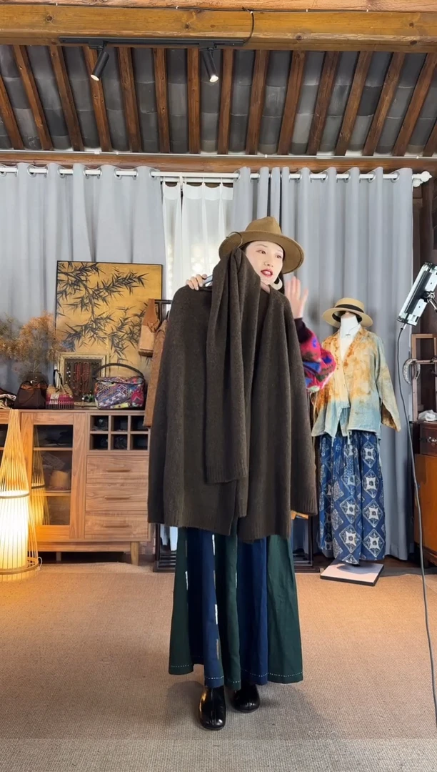 k*?设计师款牦牛上衣