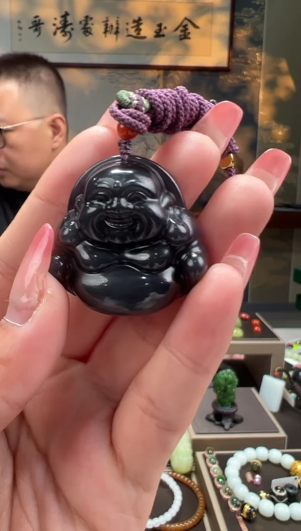 【闪购商品】和田玉挂件未镶嵌DW紫佛