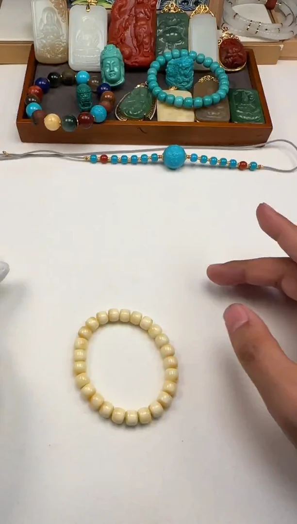 裸石蜜蜡未镶嵌偶*～手串手串