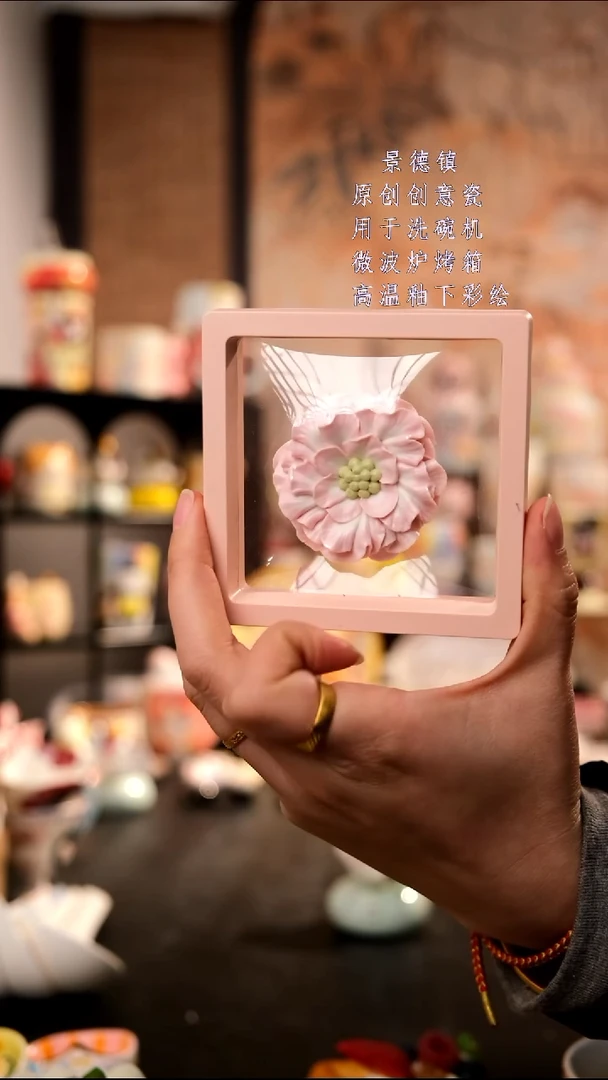 摆件陶旺的可以陶瓷手工手绘设计师款