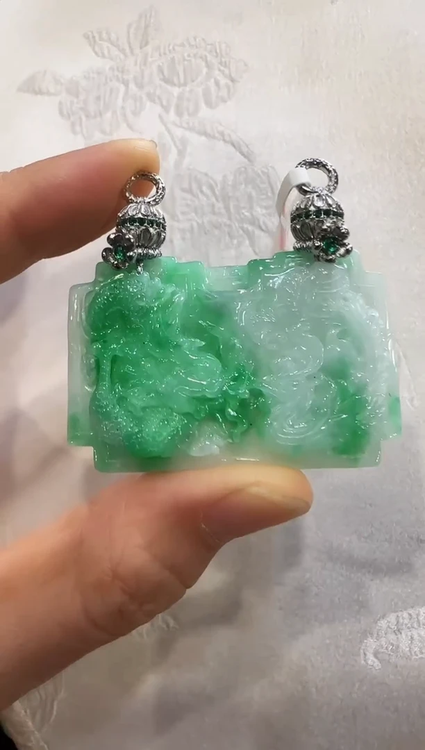 颈饰未镶嵌翡翠国风