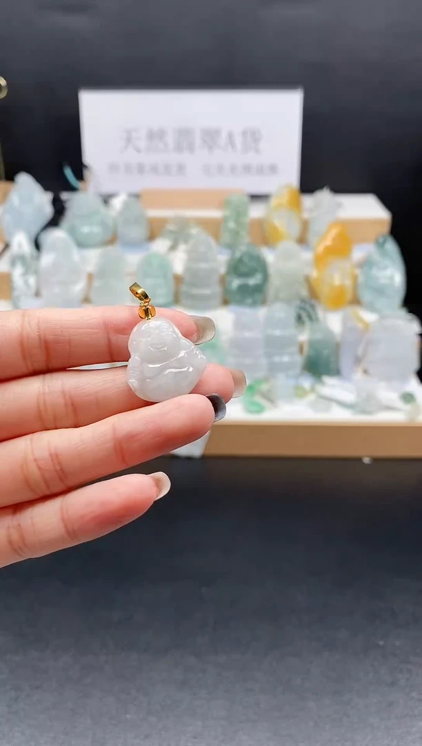 翡翠未镶嵌吊坠(不含链)27小佛公