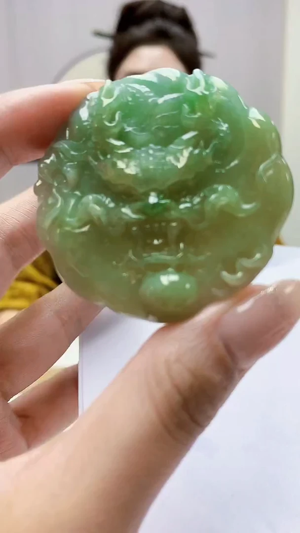 未镶嵌定制翡翠4829MM-毛货挂件62