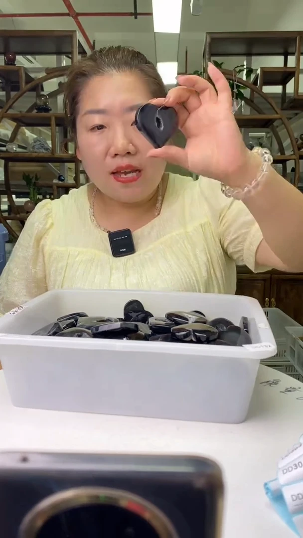 摆件玛瑙未镶嵌黑玛瑙爱心D132多样性发其一