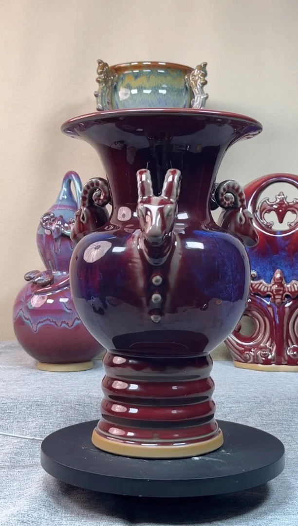 摆件神垕钧瓷收藏工艺品