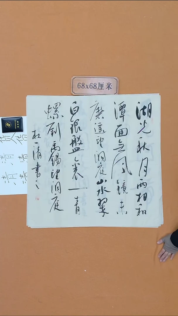 书法杜一清 河北  兰亭  68*68