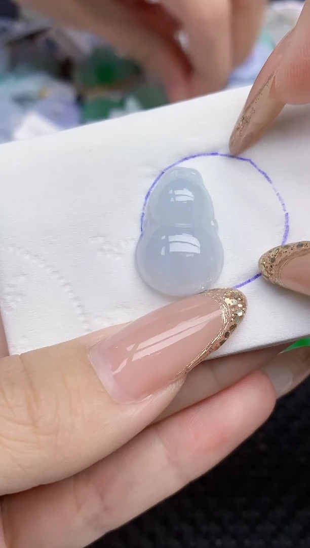 颈饰未镶嵌翡翠   天然翡翠A货  百元以上9米证书费自理