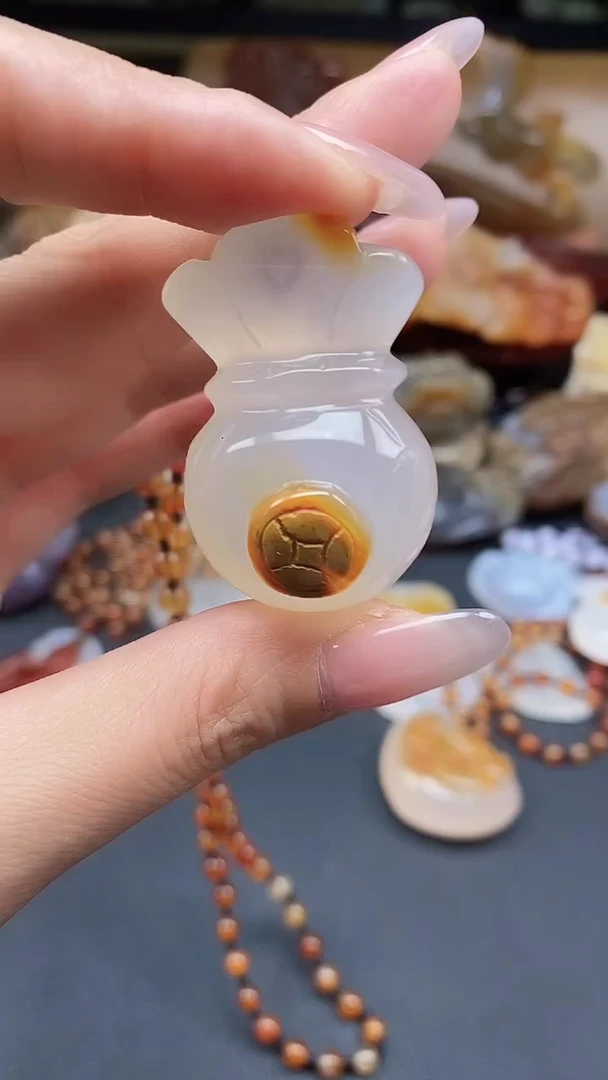 【闪购商品】玛瑙/玉髓颈饰未镶嵌dd