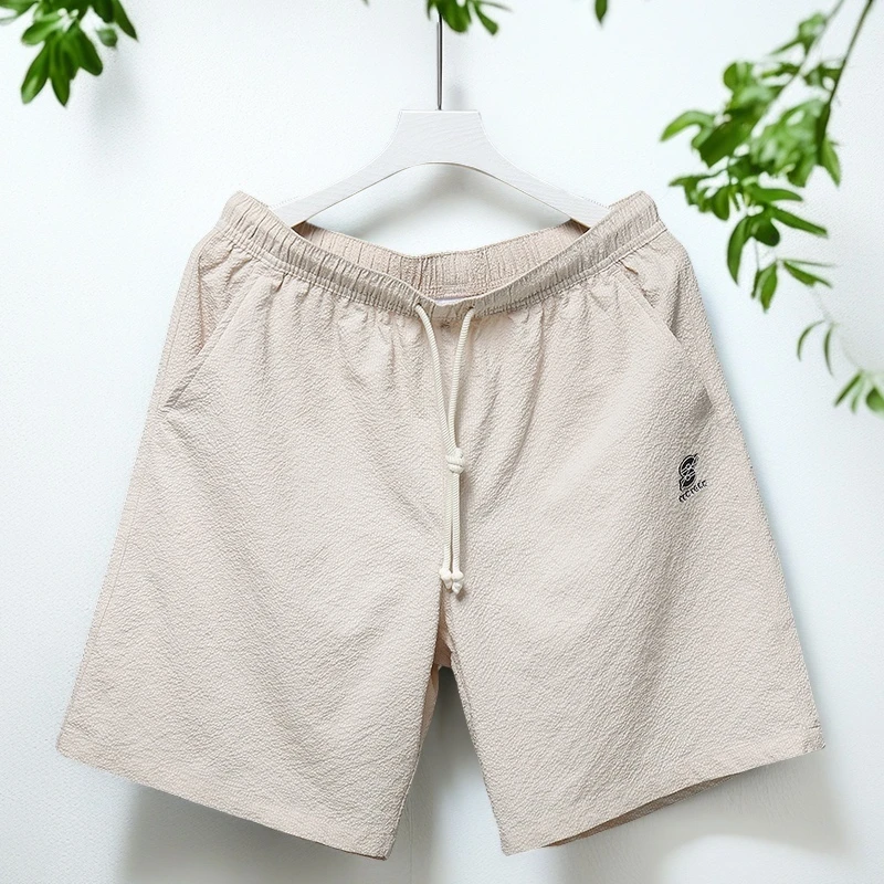 男士沙滩裤可下水速干大码海边度假冲浪短裤泡温泉游泳高档三分裤