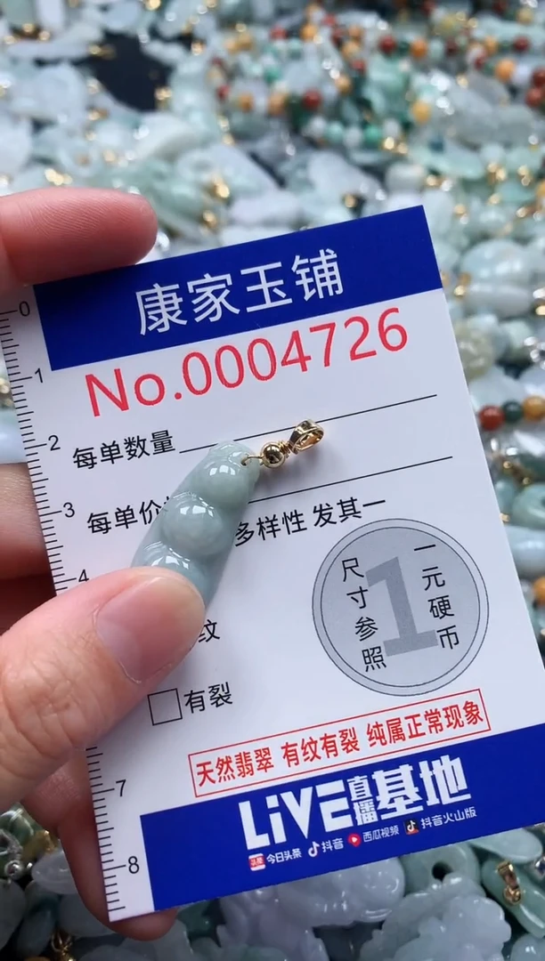 翡翠未镶嵌吊坠(不含链)4726