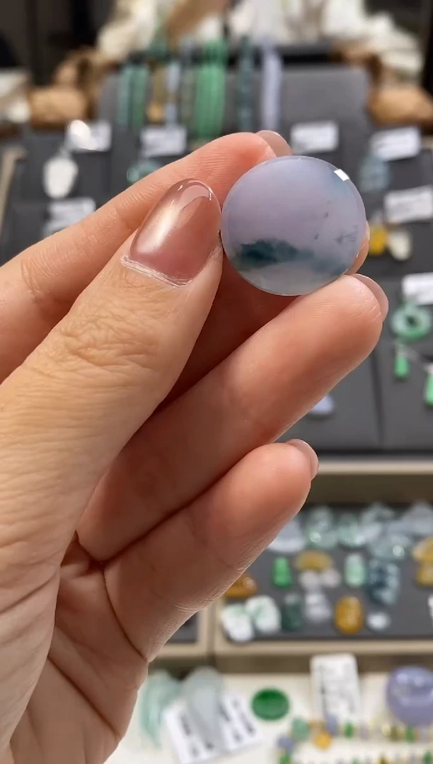 颈饰未镶嵌翡翠无事牌