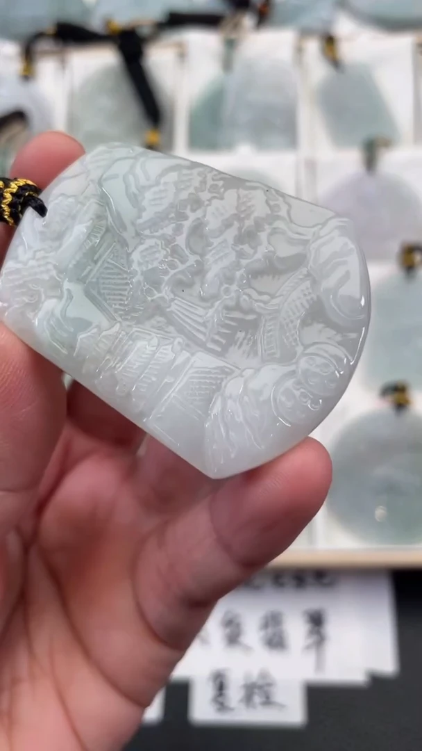 颈饰未镶嵌翡翠天然缅甸翡翠A货160