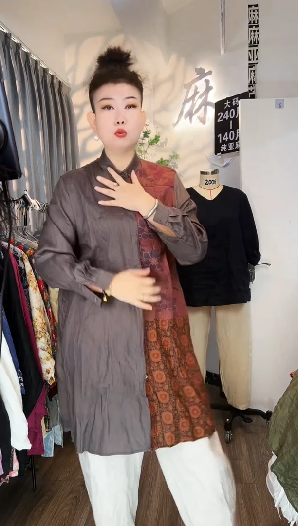 亚麻大码女装系列。