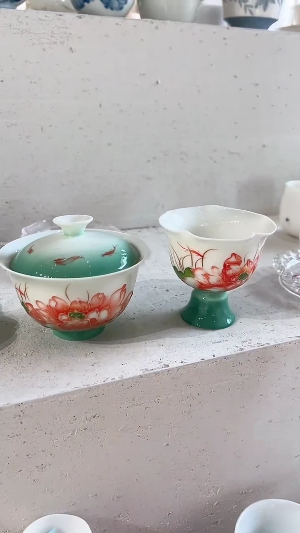 盖碗+茶杯 哈哈哈哈哈哈