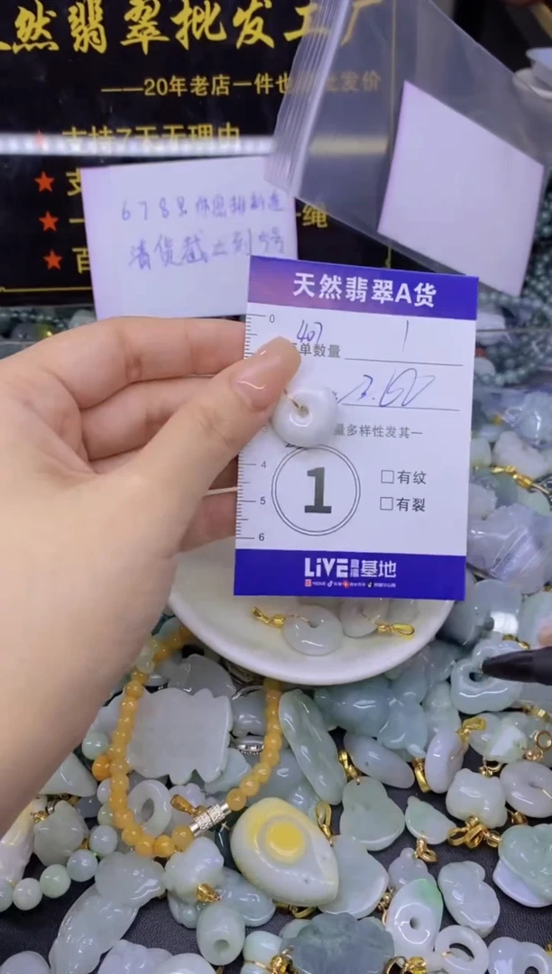 翡翠未镶嵌颈饰天然翡翠A货批量多样性发一件