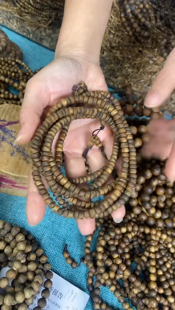 沉香手串06算盘厚片珠三圈手串多样性发一