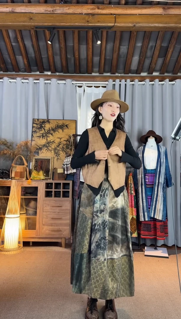 设计师款薯莨马甲