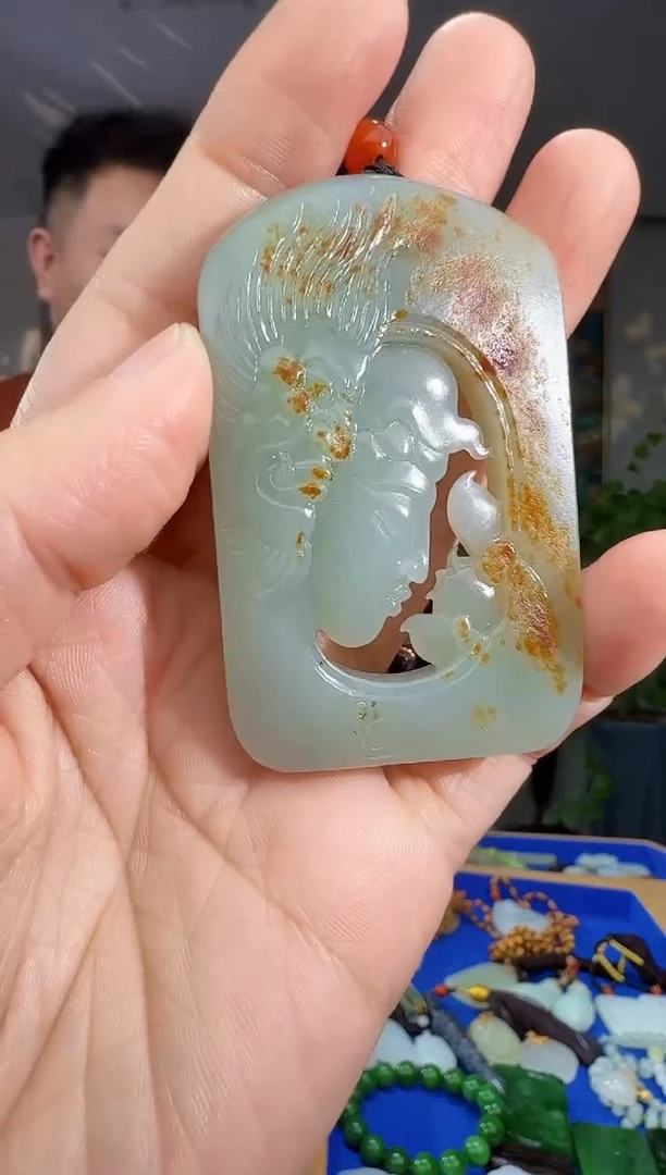未镶嵌和田玉挂件拍一发一