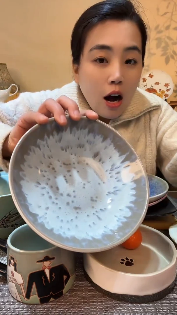 【闪购商品】瓷片7英寸碗  微瑕介意勿拍