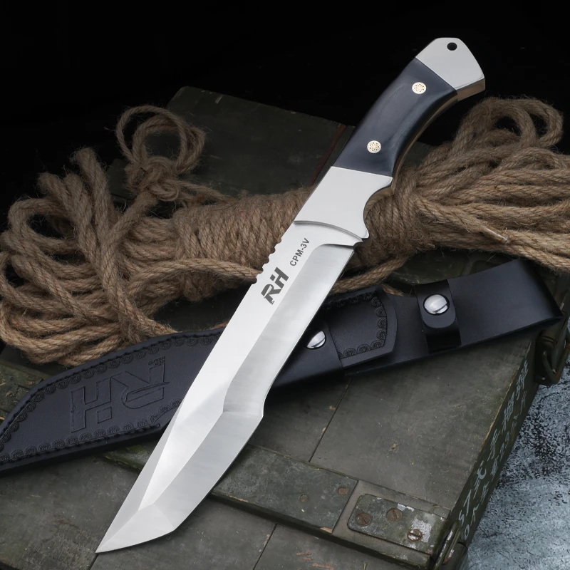 【重装犀牛】户外野营高硬度露营刀水果刀多功能随身携带小刀